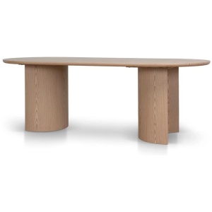 Ex Display - Remi 2.2m Dining Table - Natural by Interior Secrets - AfterPay Available