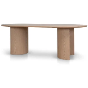 Ex Display - Remi 2.2m Dining Table - Natural by Interior Secrets - AfterPay Available