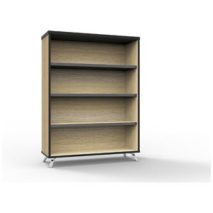 Express Eternal Bookcase Natural Oak 1200Mm H X 900Mm W X 315Mm D