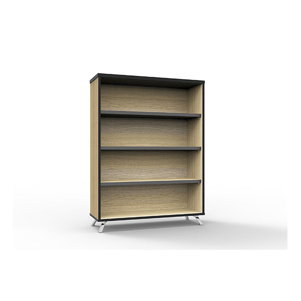 Express Eternal Bookcase Natural Oak 1200Mm H X 900Mm W X 315Mm D