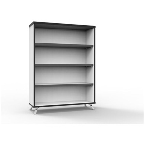Express Eternal Bookcase Natural White 1200Mm H X 900Mm W X 315Mm D