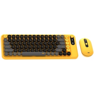 Fantech GO MOCHI85 75% Wireless Keyboard and Mouse Combo - Yellow