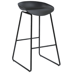 February Bar Stool Black