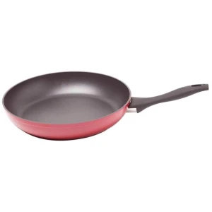 Flame Forged Aluminium Non-Stick Frypan Black & Size 30cm in Red by Baccarat