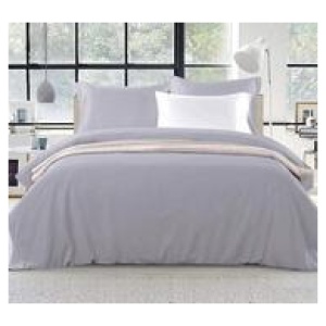 Floria Super King Classic Quilt Cover Set Grey