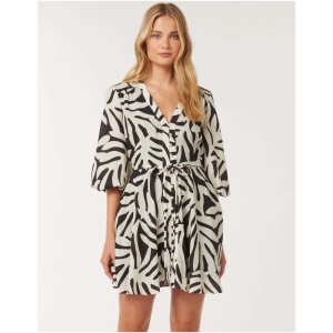 Forever New Women's Alicia Rope Tie Mini Dress in Milos Leaf