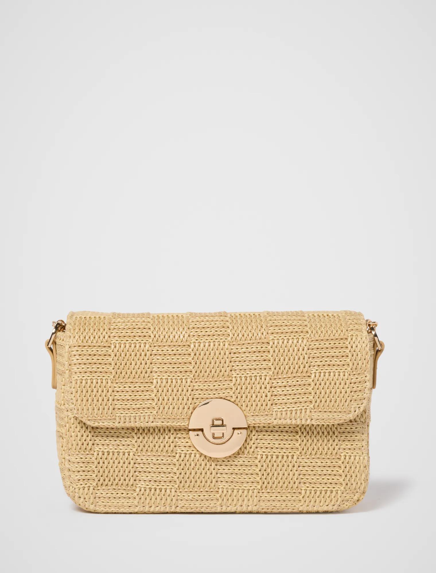 Forever New Women's Anika Weave Shoulder Bag in Natural