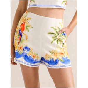 Forever New Women's Astrid Linen Shorts in Antigua Co-Ord