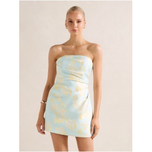 Forever New Women's Cleo Jacquard Mini Dress in Siren Floral