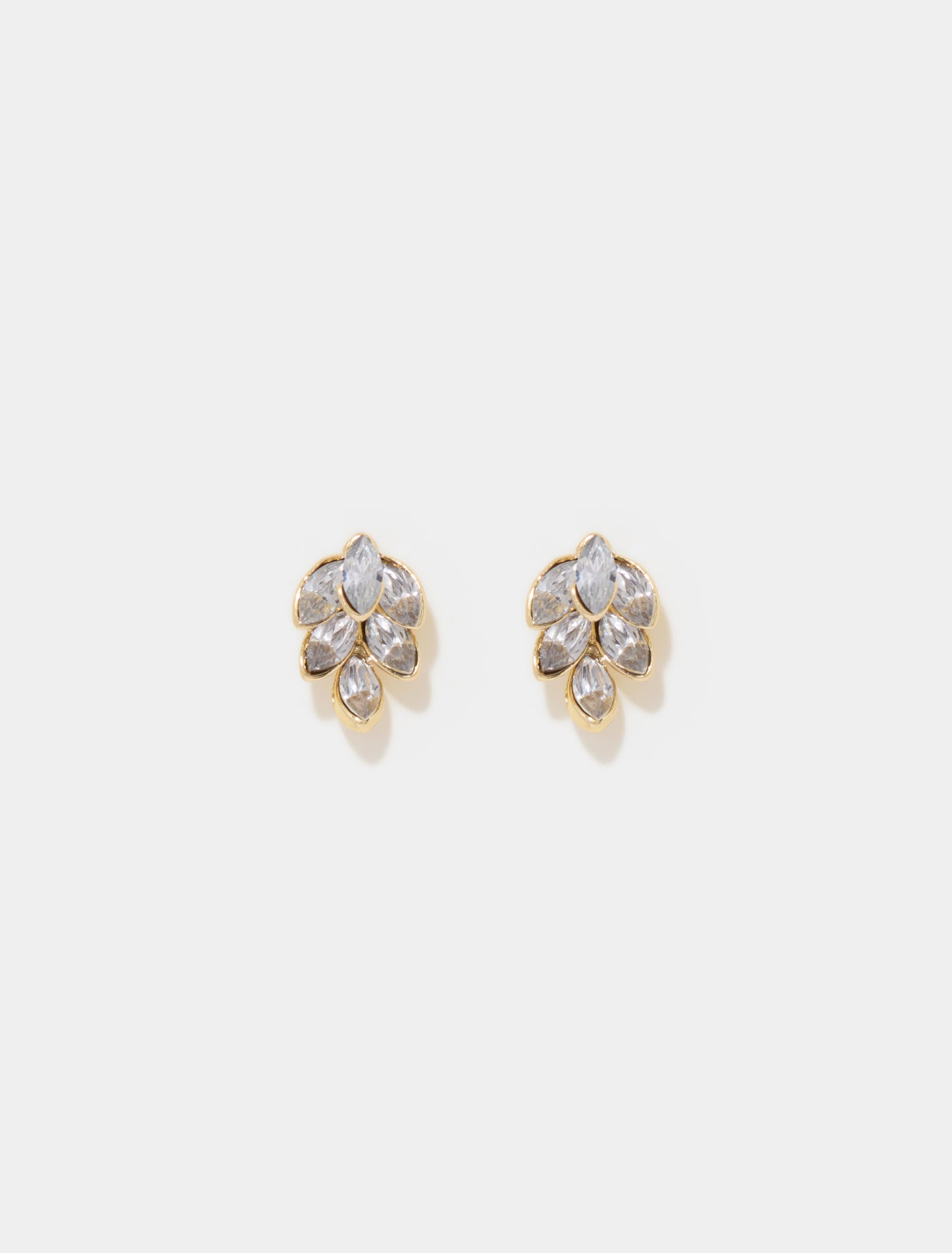Forever New Women's Cynthia Stone Cluster Earrings in Gold/Crystal