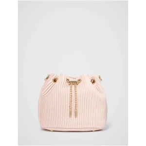 Forever New Women's Dahlia Drawstring Pleat Bucket Bag in Rose