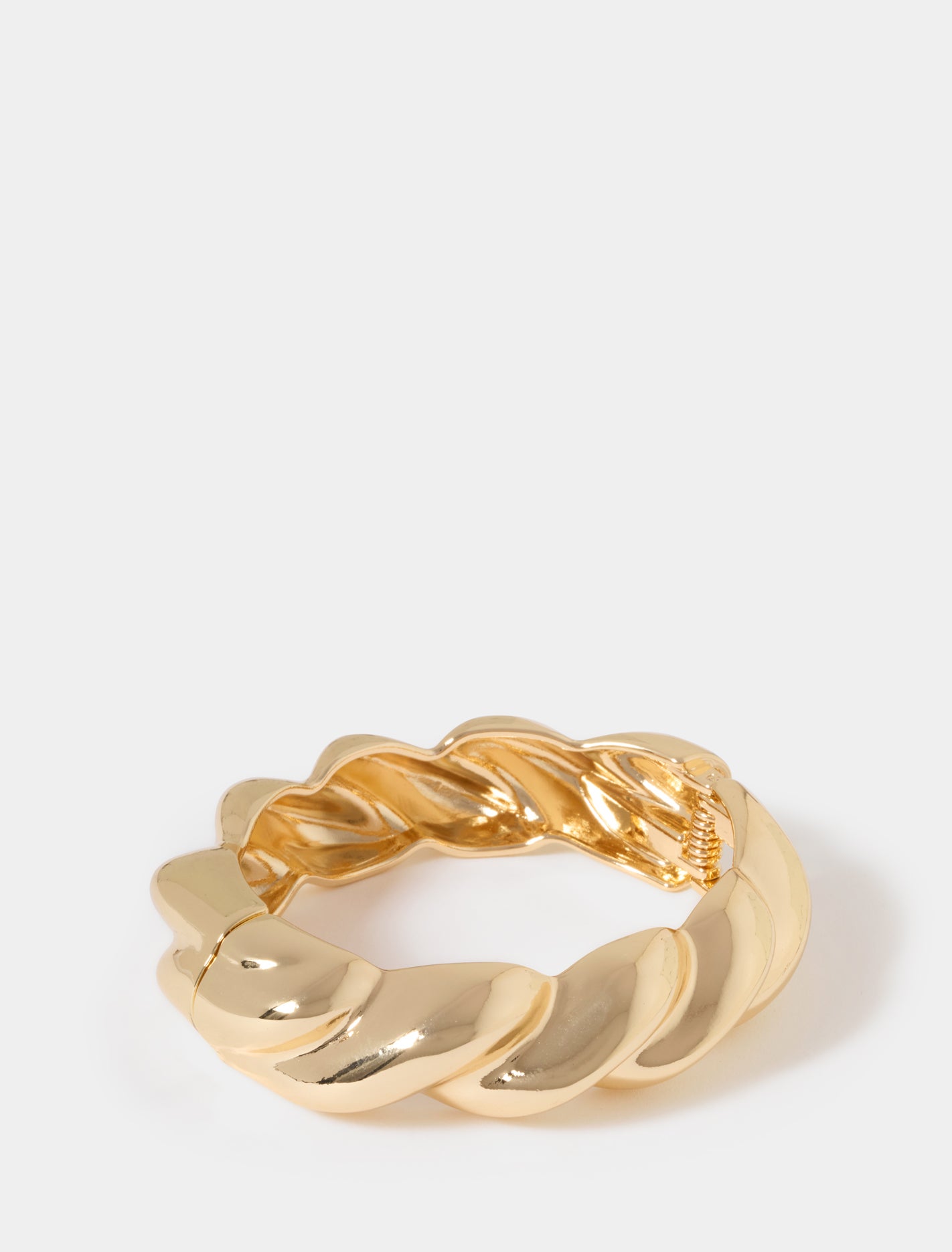Forever New Women's Esther Twist Chunky Bangle Bracelet in Gold