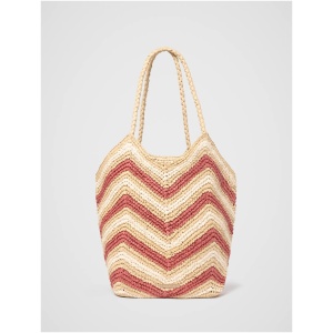 Forever New Women's Keira Chevron Weave Tote Bag