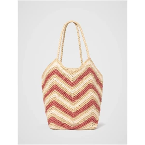 Forever New Women's Keira Chevron Weave Tote Bag