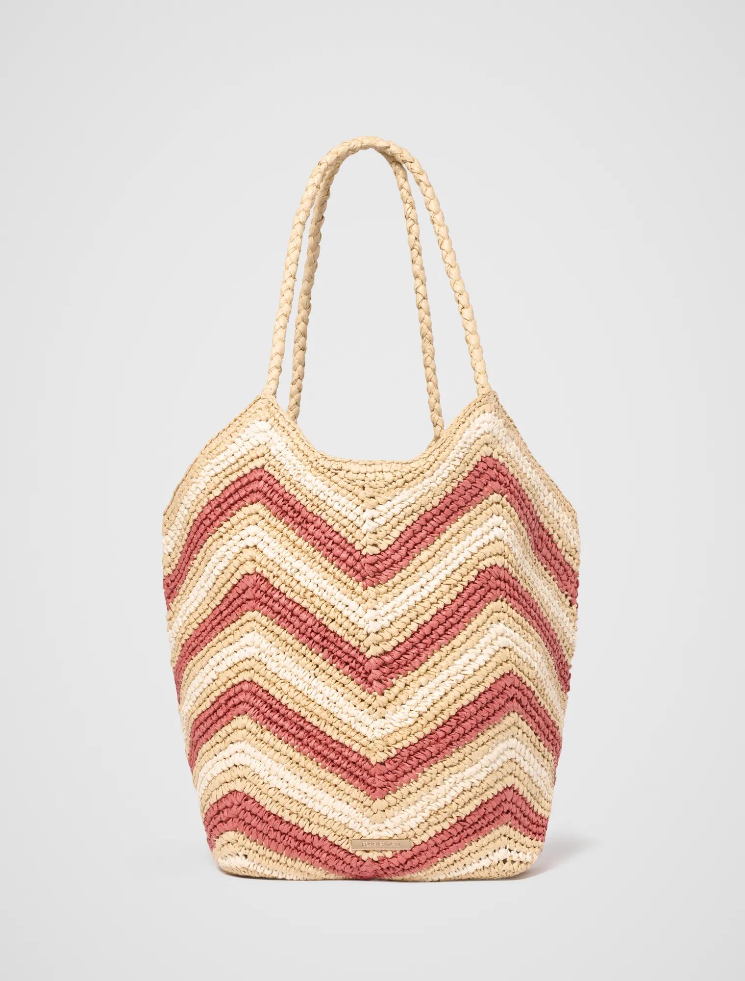 Forever New Women's Keira Chevron Weave Tote Bag