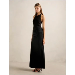 Forever New Women's Lula Halter Maxi Dress in Black
