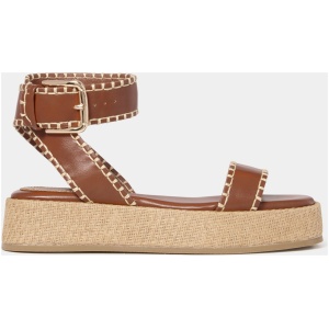 Forever New Women's Meaca Flatform Sandals in Tobacco