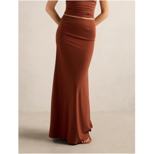 Forever New Women's Mimi Flute Maxi Skirt in Paprika Co-Ord