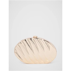 Forever New Women's Sapphire Hardcase Clutch Bag in Gold