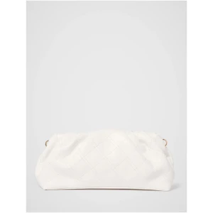 Forever New Women's Saskia Soft Quilt Clutch Bag in White