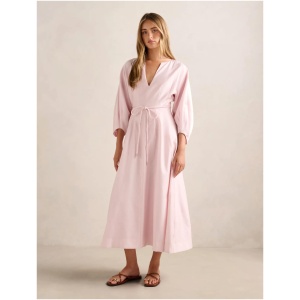 Forever New Women's Scarlett Seam Detail Midi Dress in Mauve Chalk