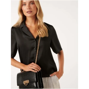 Forever New Women's Signature Cassandra Chain Shoulder Bag in Black Croc