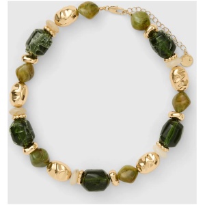 Forever New Women's Signature Sullivan Stone Necklace in Green
