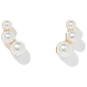 Forever New Women's Sloane Pearl Cluster Earring in Gold/Pearl