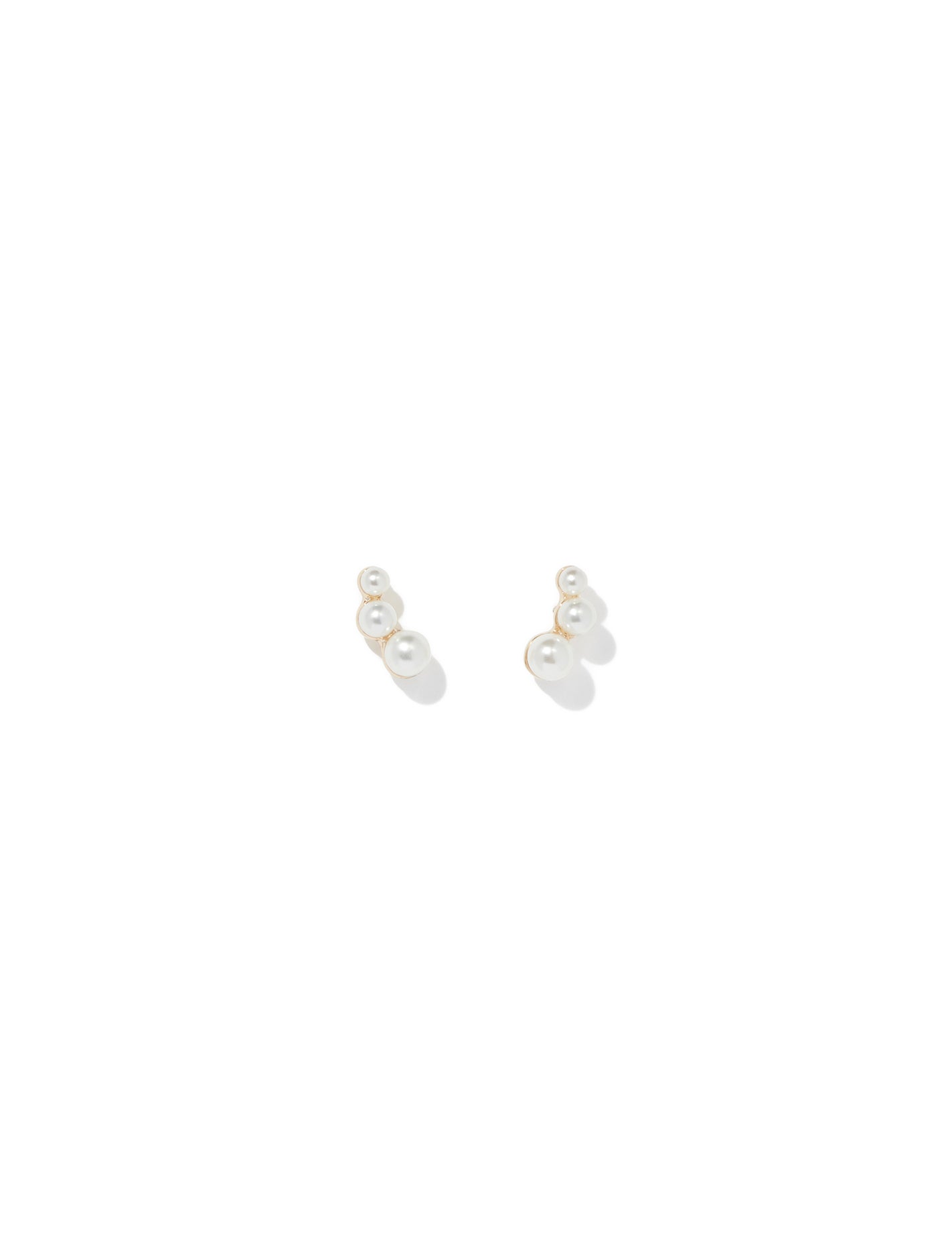 Forever New Women's Sloane Pearl Cluster Earring in Gold/Pearl