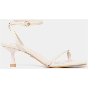 Forever New Women's Tatiana Toe Loop Trim Strappy Sandal in Ivory