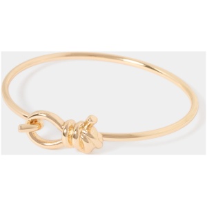 Forever New Women's Vivienne Knot Loop Bangle Bracelet in Gold