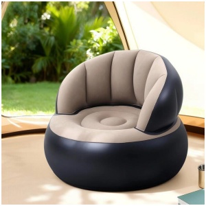 Gardeon Inflatable Chair Blow Up Folding Air Chairs Sofa for Camping with Pump