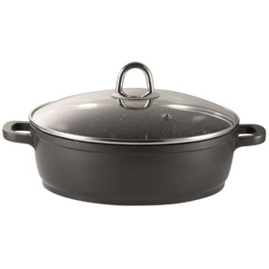 Granite Non Stick Saute Pan with Lid Size 32cm by Baccarat