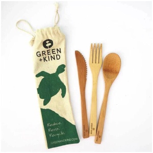 Green + Kind Bamboo Cutlery Set - Essentials