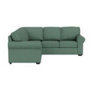 Hampton 5 Seater Left Corner Sofa Green