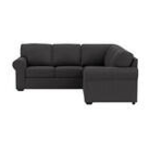 Hampton 5 Seater Right Corner Sofa Black