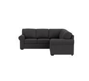 Hampton 5 Seater Right Corner Sofa Black