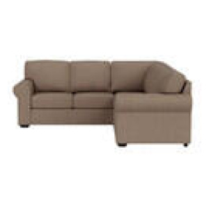 Hampton 5 Seater Right Corner Sofa Brown