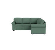 Hampton 5 Seater Right Corner Sofa Green