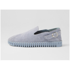 Harsin Denim Pl Denim Suede Flat Shoes