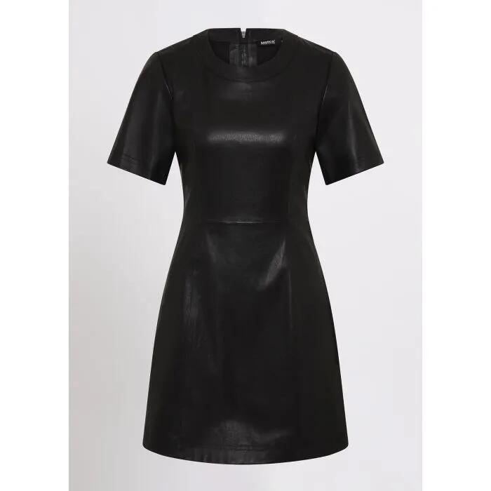 Imani Leather Mini Dress