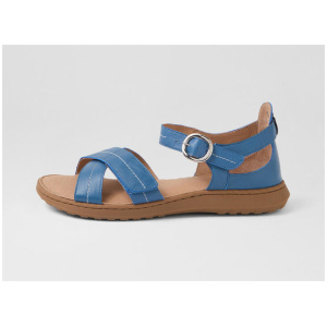 Jacaranda D Dark Denim Leather Sandals