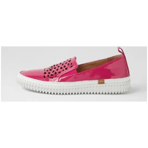 Jafferson Fuchsia Patent Leather Sneakers