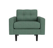 Jazz Armchair Green 1 Seater