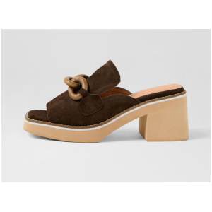 Jennys Choc Suede Sandals