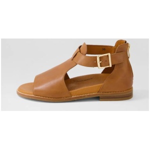 Jeskie W Tan Leather Sandals