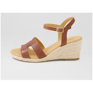 Jiggre Walnut Leather Sandals