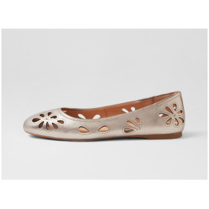 Kappar Platino Leather Flat Shoes
