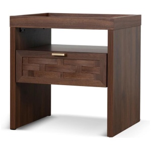 Kavelo Bedside Table - Walnut by Interior Secrets - AfterPay Available