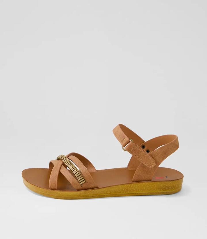 Kelia Tan Mix Sandals